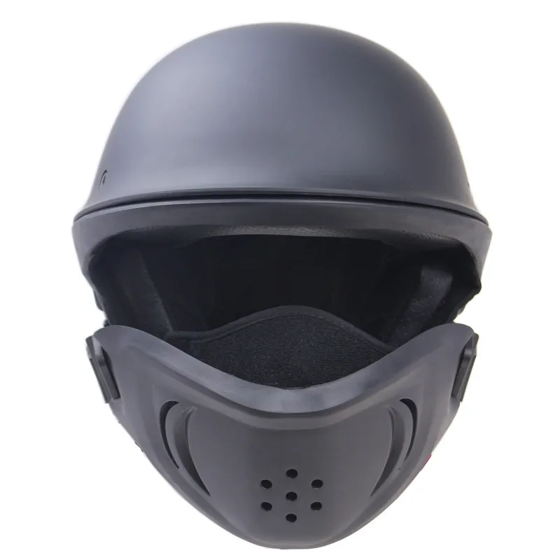 Enlarge Modular Motorcycle Helmet Americ Style Cafe Racer Helmet Removable Chin Scorpion Helmet Full Face Open Face Motorbike Casque Dot