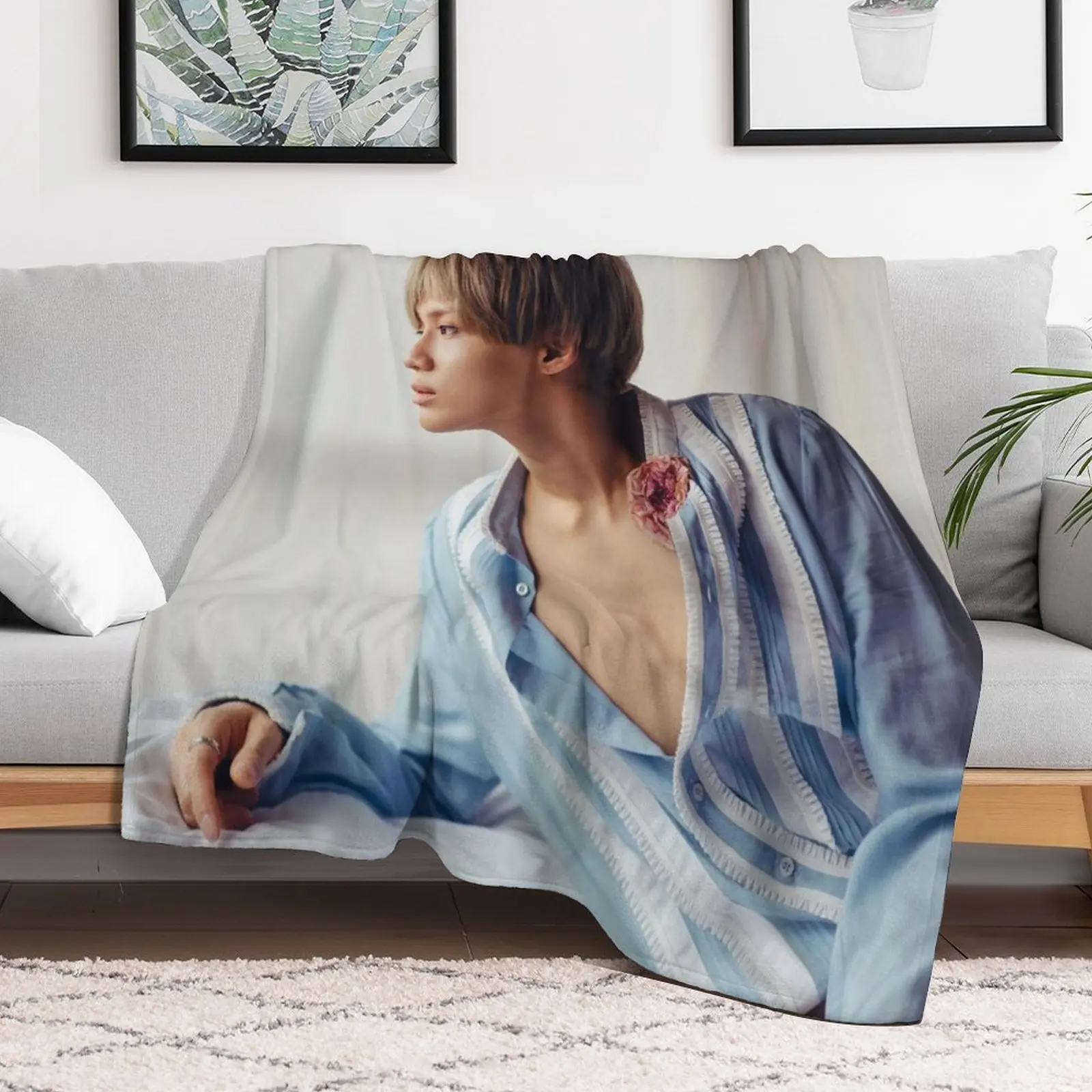 Одеяло SHINee TAEMIN с надписью PRESS YOUR NUMBER забавный подарок мягкие кровати одеяла