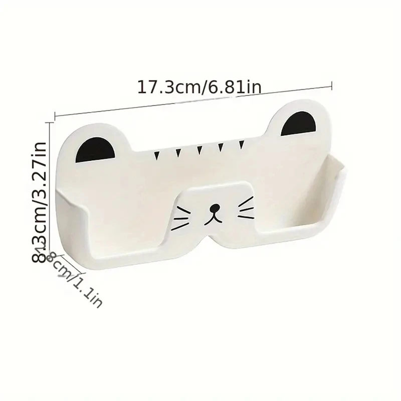 Самоклеящаяся настенная пластиковая подставка для хранения очков