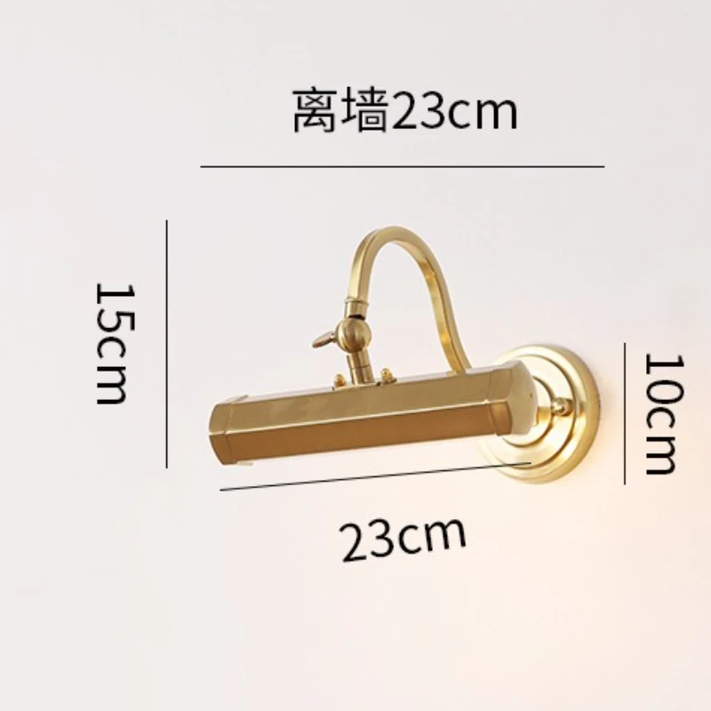 

Настенный светильник в американском ретро-индустриальном стиле, барная стойка для ресторана, проход, кофейня, туалет, домашняя роспись, настенная лампа для мытья