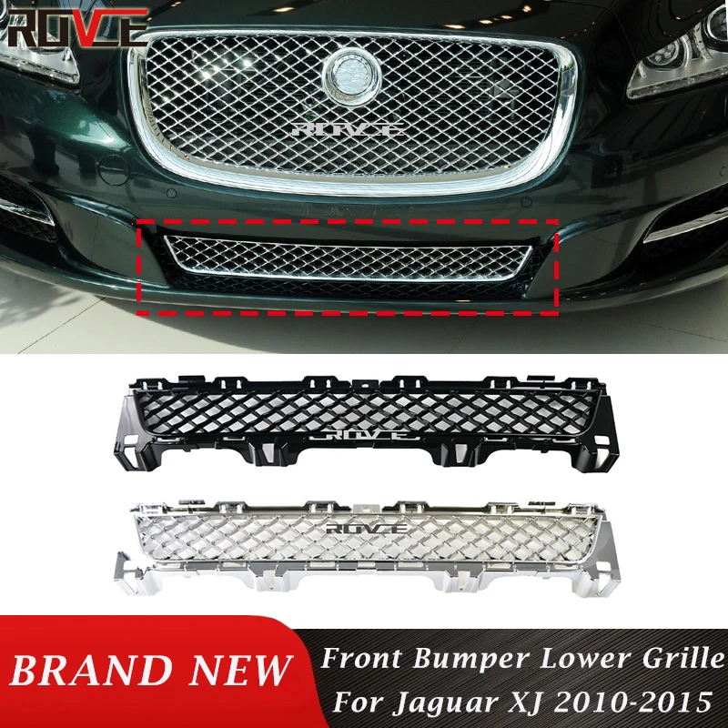 Передний бампер автомобиля ROVCE нижняя центральная решетка для Jaguar XJ 2010-2015 C2D3580