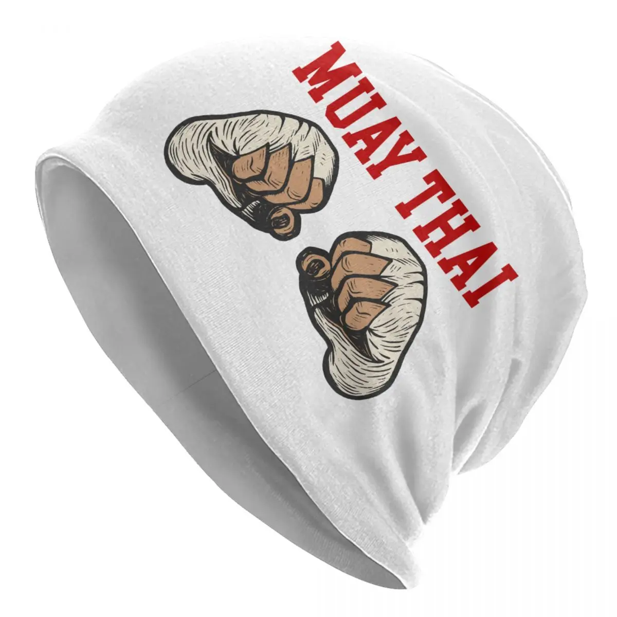 

Muay Thai Combat Workout Skullies Beanies Caps Men Unisex Outdoor Winter Warm Knit Hat Thailand Kickboxing Boxing Bonnet Hats