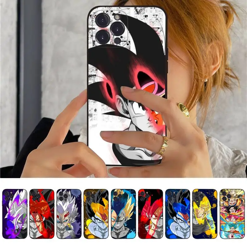 

BANDAI Dragon Ball Phone Case for iPhone 11 12 13 mini pro XS MAX 8 7 6 6S Plus X 5S SE 2020 XR cover