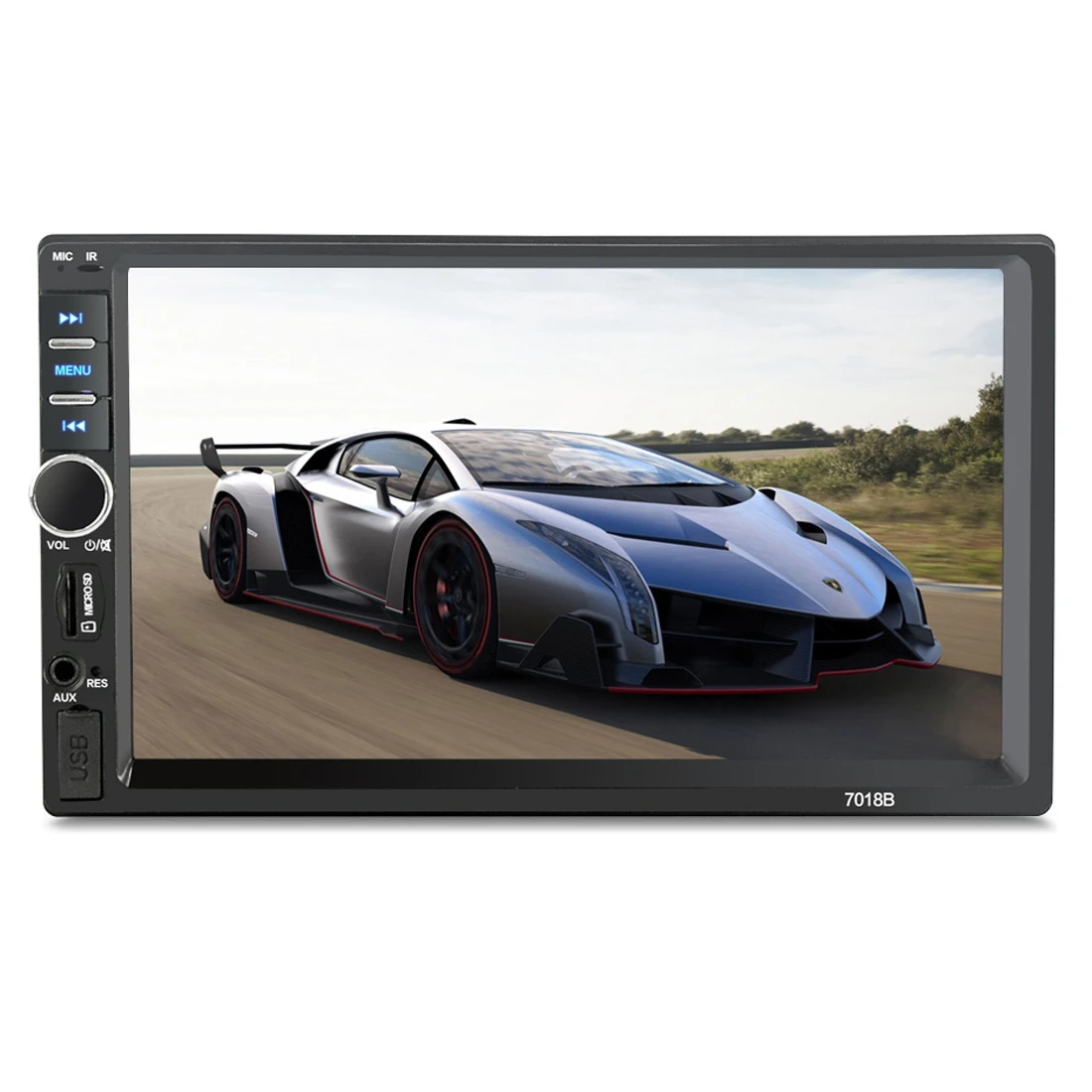 7018B 7.0 inch HD Touch Screen Dual DIN Car Radio Bluetooth Stereo MP3 / MP4 / MP5 Player with Remote Control, 6800 Module,