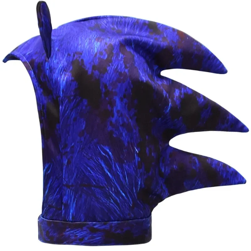 Синий/Черный Аниме Костюм Соника детские игровые костюмы персонажа костюм на