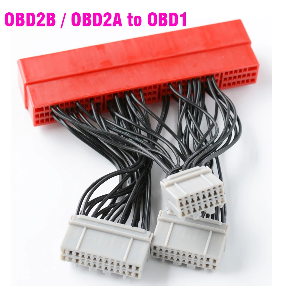 Автомобильный жгут проводов OBD2B / OBD2A к OBD1