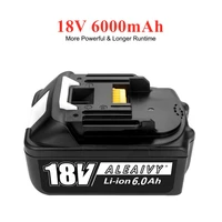 with charger bl1860 rechargeable batteries18v 6000mah lithium ion for makita 18v battery 6ah bl1840 bl1850 bl1830 bl1860b lxt400