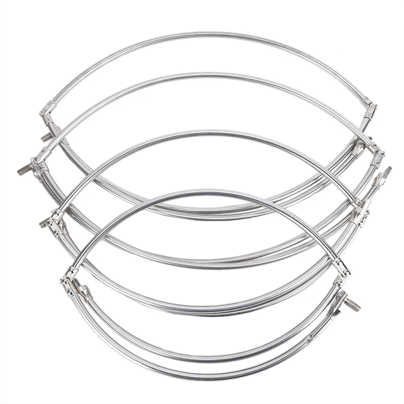 Складная сеть для рыбалки из нержавеющей стали круглая головка окуня аксессуар