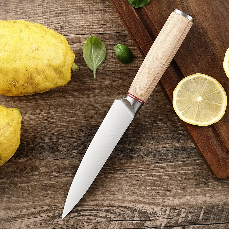 

Кухонный нож Longquan 5Cr1 5MoV, стальной 5-Дюймовый Нож Для Чистки Овощей, универсальный нож для чистки барбекю, профессиональные инструменты для п...