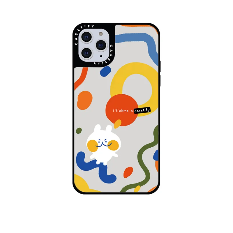 

CASETIFY Cute Rabbit Mirror Case For IPhone 11 12 13 14ProMax 11 12 13 14Pro XsMax XR 6S 7 8 SE 7P 8P 14 Plus Back Cover E0523