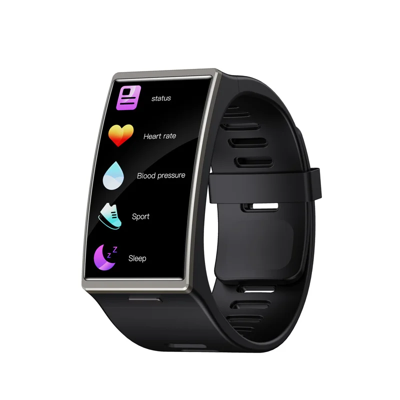 

DM12 Smartwatch 1.9 Inch IP68 Waterproof Heart Rate Blood Pressure Square Touch Screen Man Sports Smart Watch Free Shipping