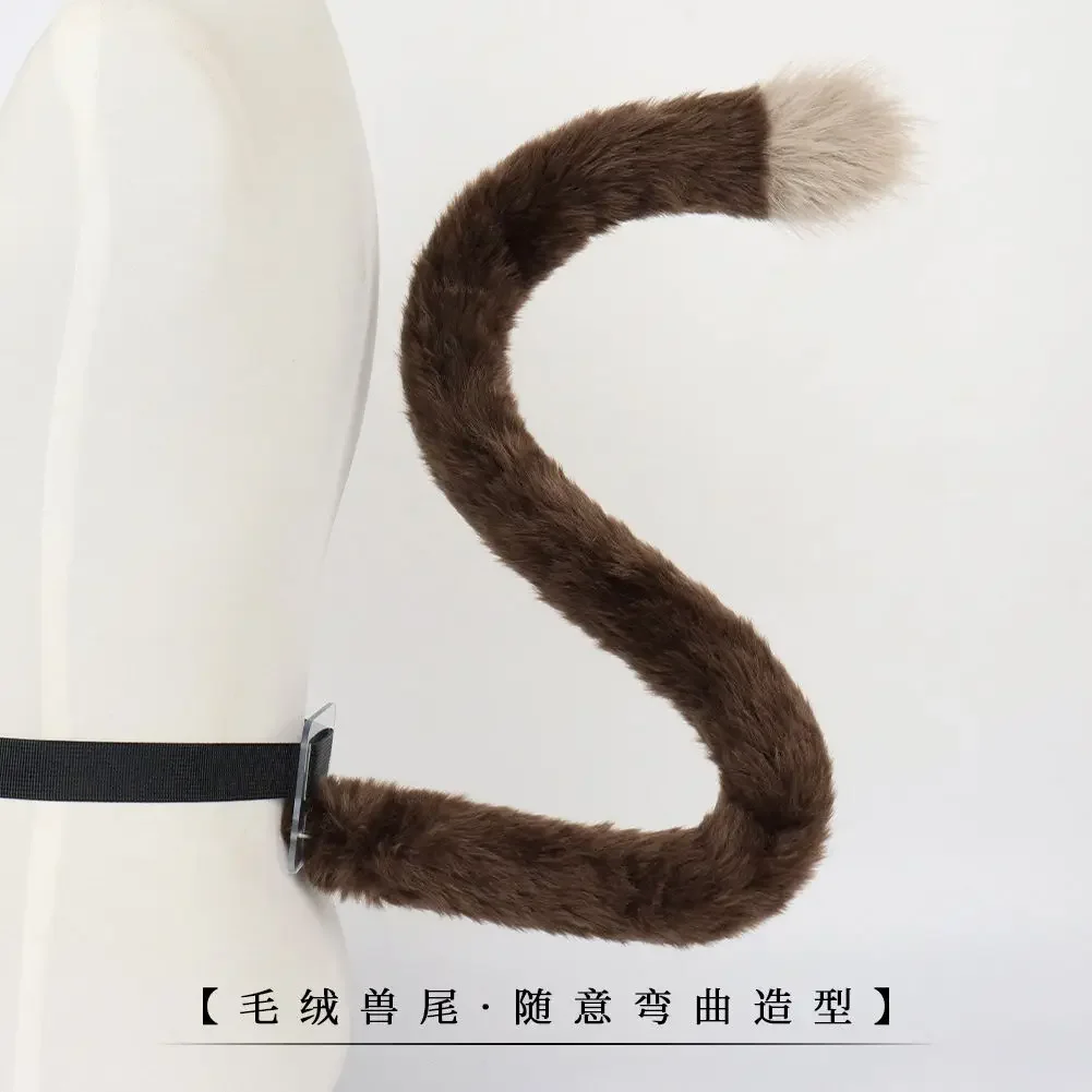 В НАЛИЧИИ Линетт Косплей Парик Уши Хвост Аниме Игра Genshin Impact Fontaine Lynette Furry Cat