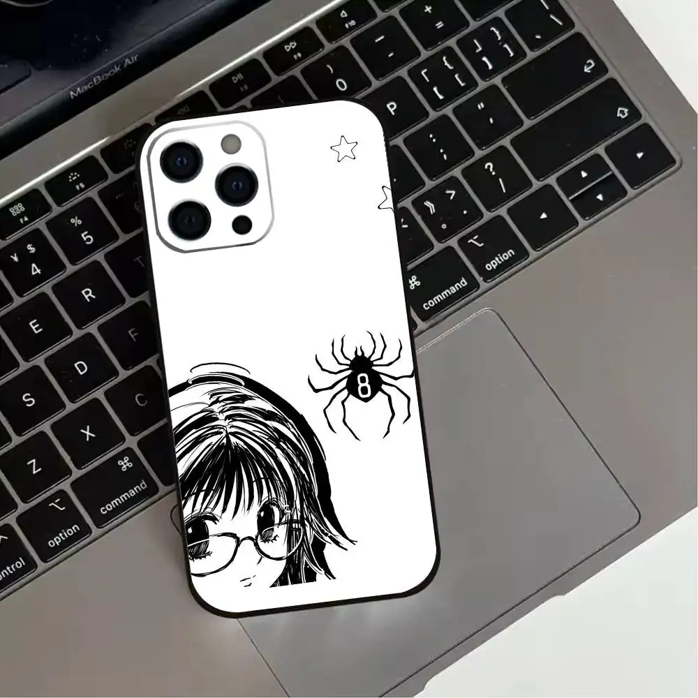 Фото Чехол для телефона H-Hunter-x-hunt Shizuku для iPhone 17,16,15,14,13,12,11 Plus, Pro Max, мягкий силиконовый черный чехол №4
