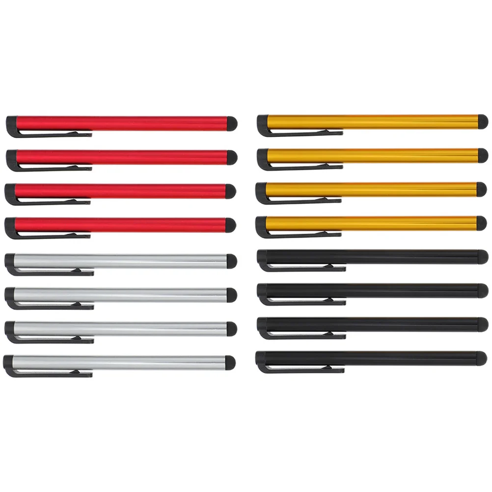 

16 Pcs Touch Screen Stylus Pens Mobile Phones Writing Sensitivity Style Tablet Universal Capacitive Rubber