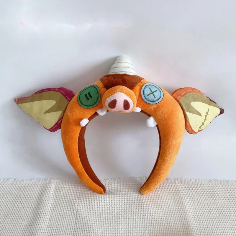 

NEW Zeldas Pig Doll Headband Cosplay Link Pig Headband Decor Cartoon Toys Halloween Party Cosplay For Fans Friend Birthday Gift