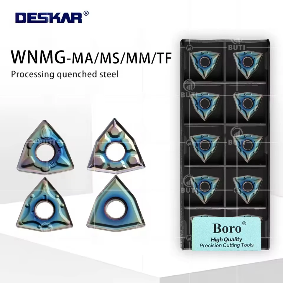 

DESKAR 100% оригинал WNMG 080404 WNMG 080408 MA MS MMTF618WNMG 080404 / 080408 -TF TF918 Обработка стальных лезвий с ЧПУ, твердый стад