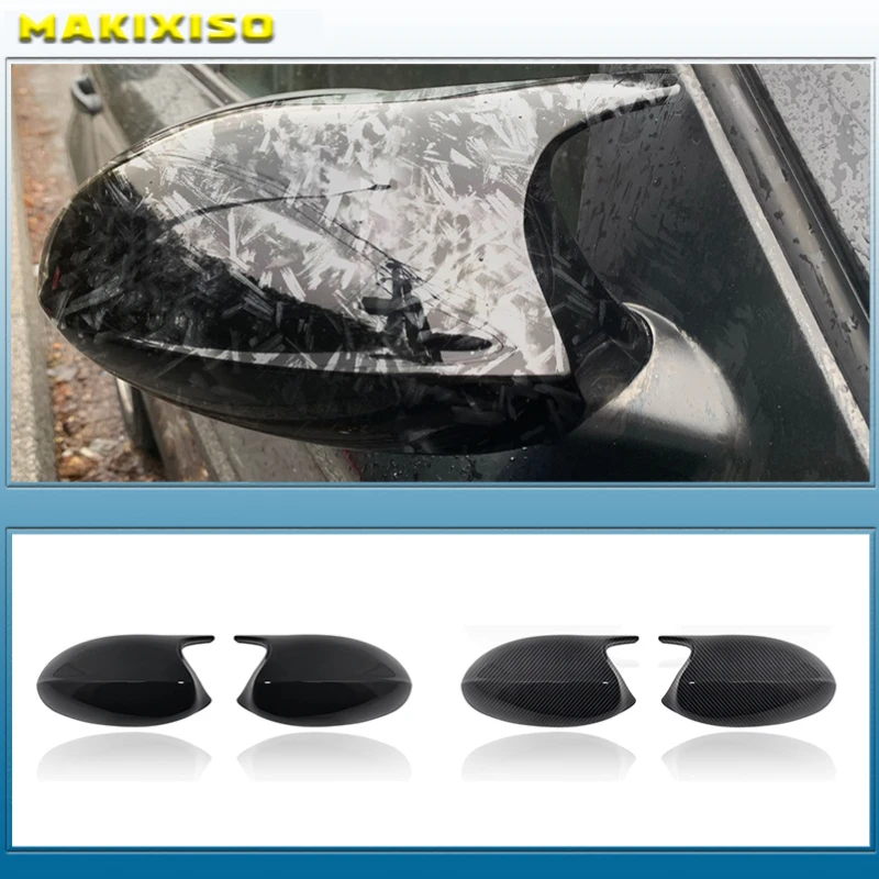 

Replacement Rearview Side Mirror Covers Cap For BMW E90 E91 E92 E93 E81 E87 E82 E88 3 1 Series M Accessories Carbon Fiber Gloss