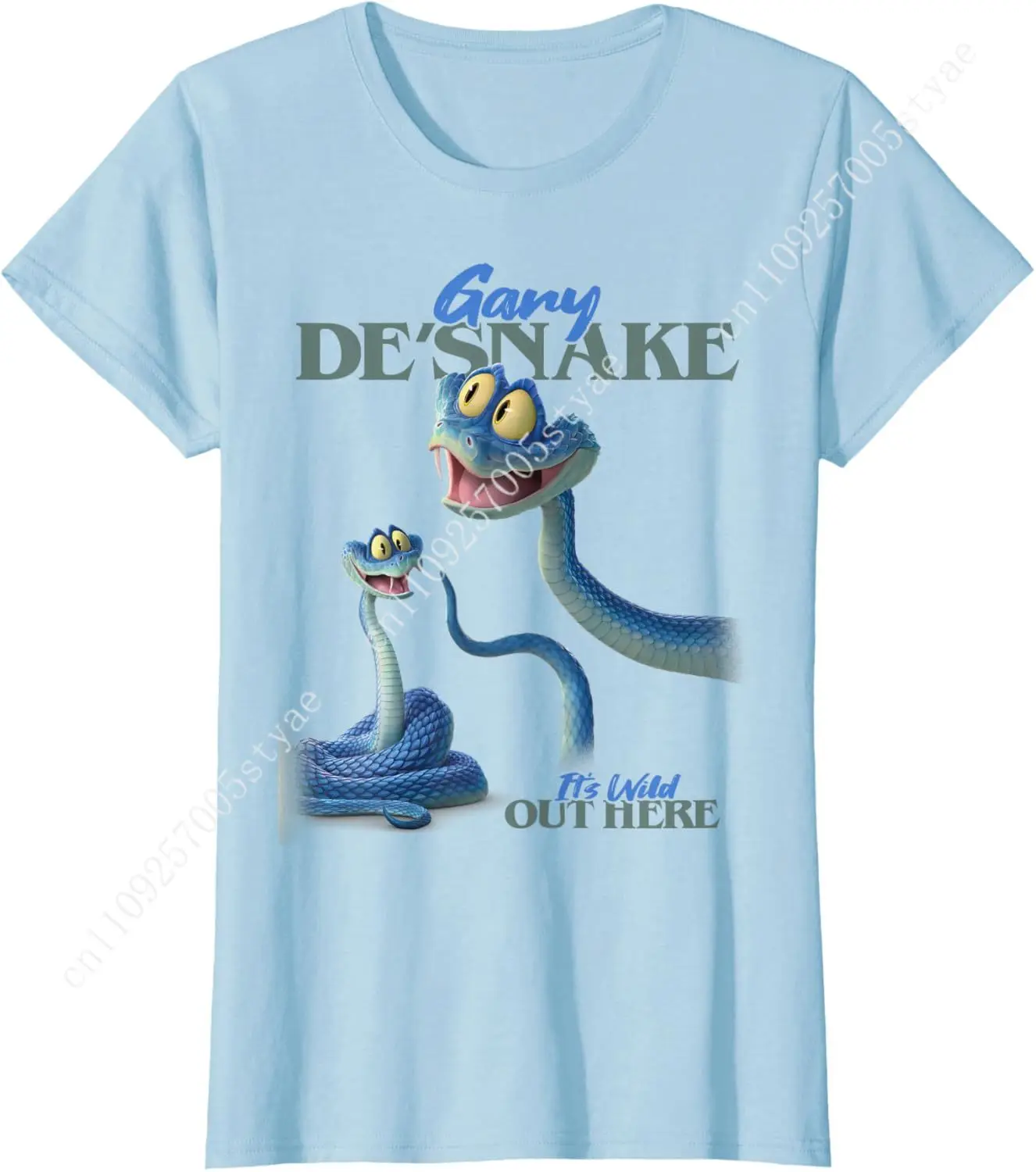 Фото Футболка Disney Zootopia 2 Gary De'Snake It's Wild Out Here для мальчиков и девочек, милый топ, детская футболка, праздничный наряд, одежда для отпуска №4