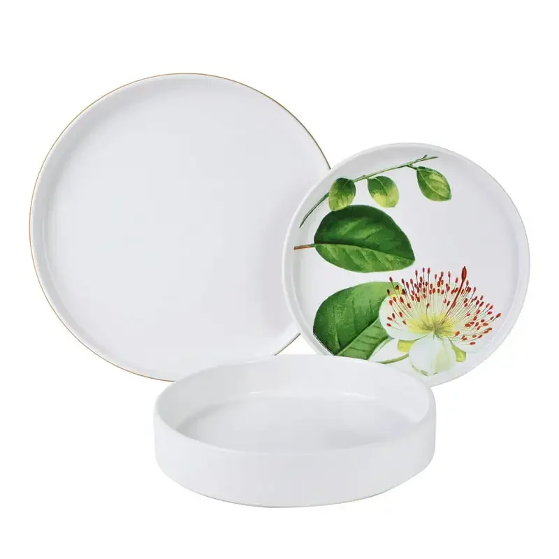 

Bloom White 12 pc set RS Health and Safety Tableware