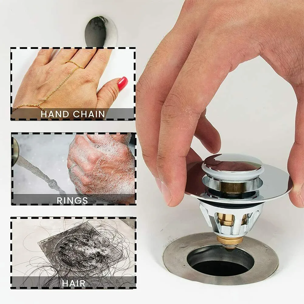 

Type Basin Accessories Drain Universal Bathroom Wash Bounce Core Home POP-UP