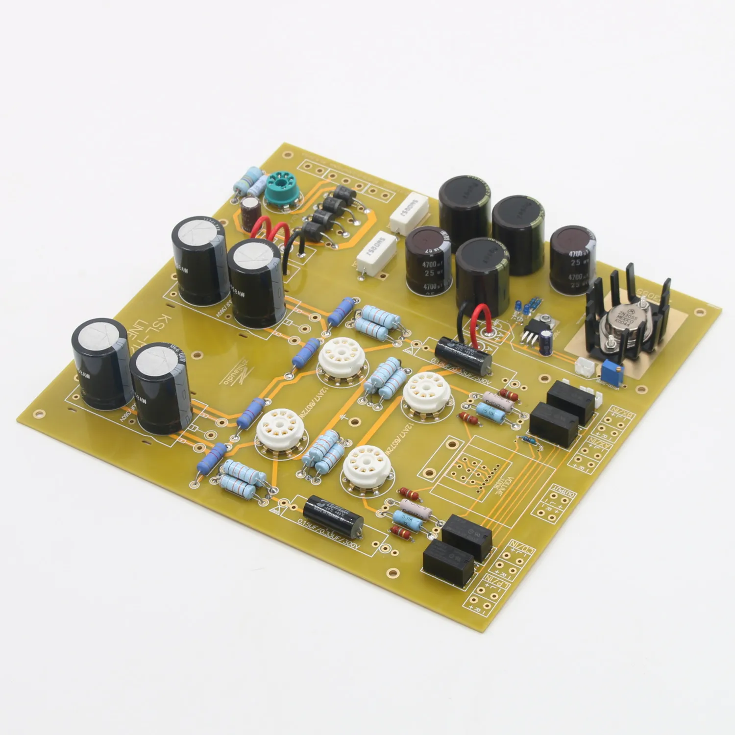 Фото На основе Kondo KSL-M7 Line HiFi DIY 12AY7 вакуумная лампа аудио звуковой предусилитель комплект платы №2