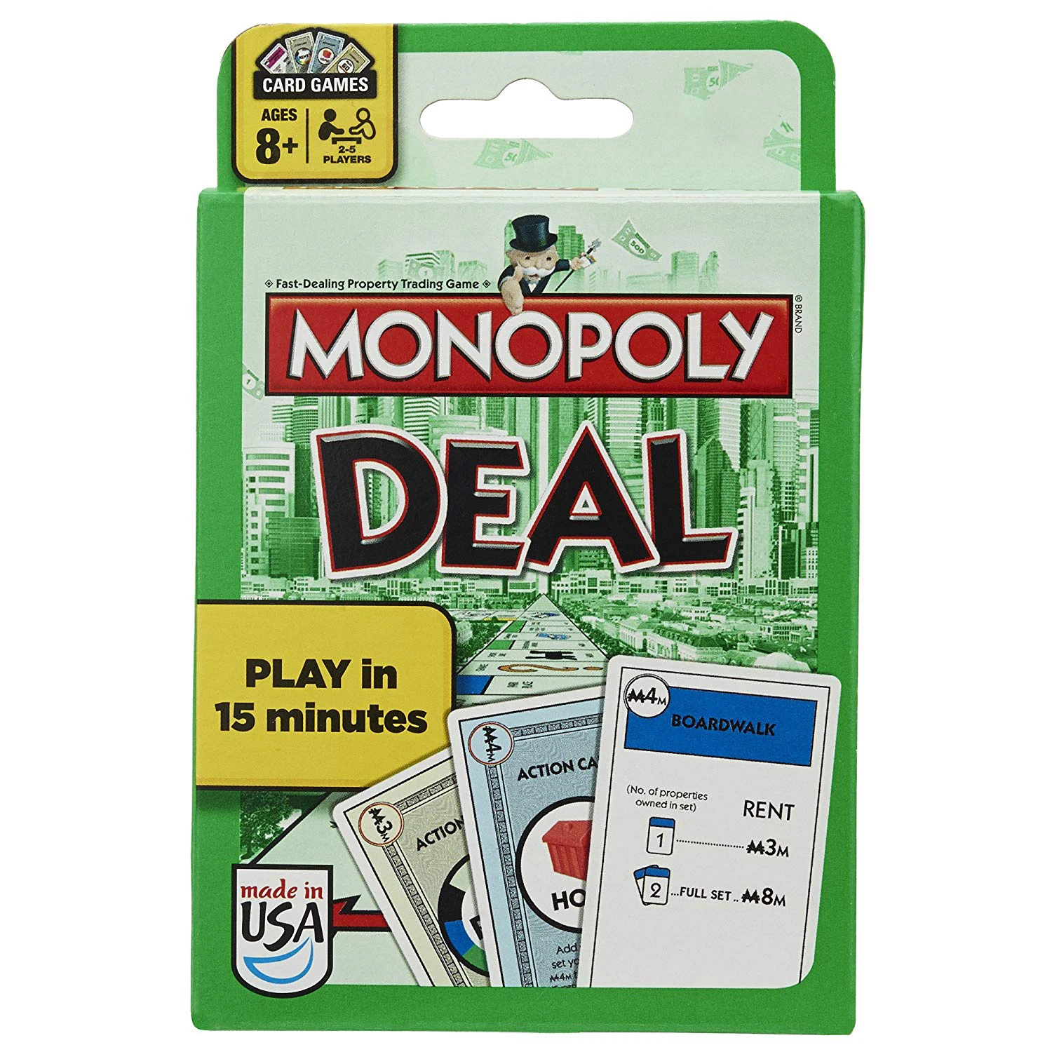 

English Version Monopoly Deal Card Game Play Toy Puzzle Family Party Board