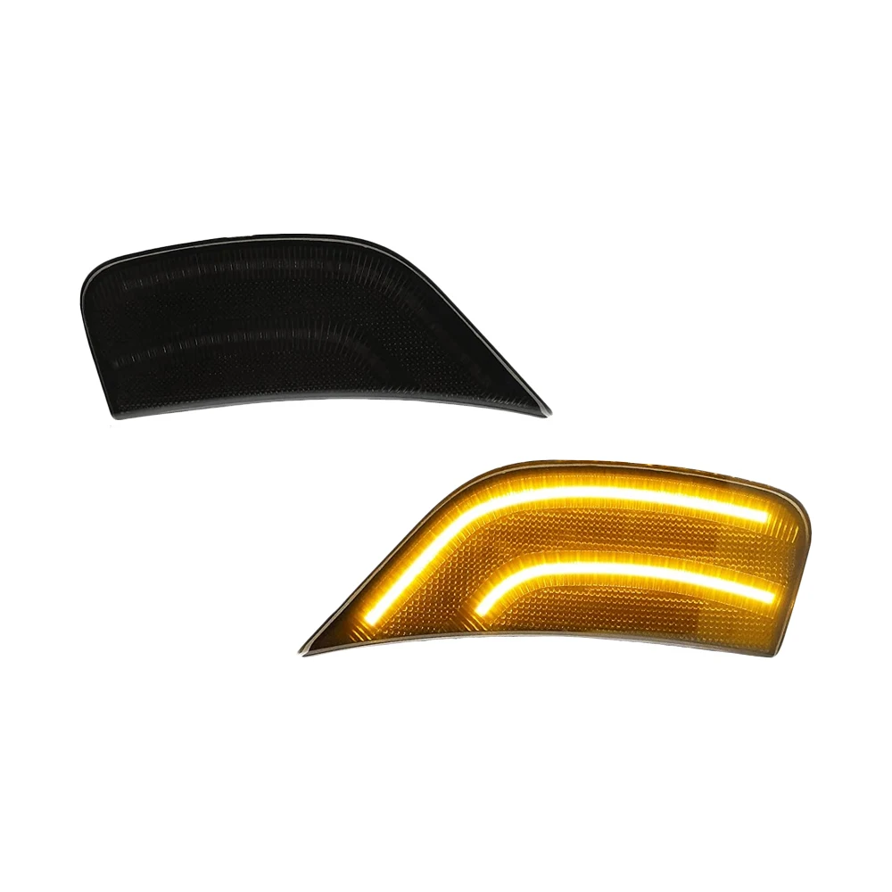 

2 светодиодных боковых габаритных фонаря на переднее крыло для Chevrolet Suburban Tahoe Cadillac Escalade ESV GMC Yukon 2021 2022, лампа бампера