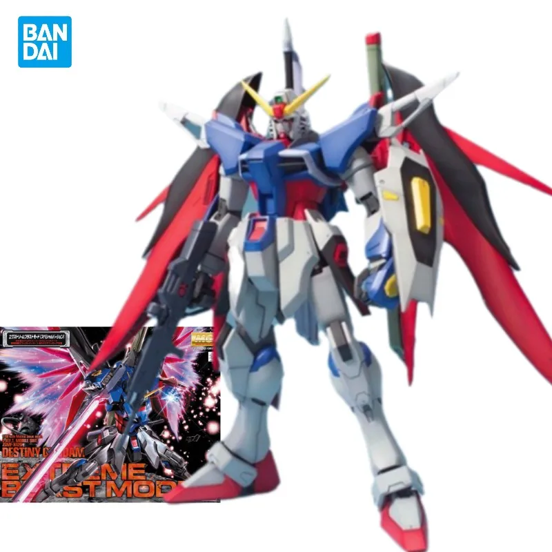 

In Stock Original BANDAI MG 1/100 SEED Destiny Gundam Model Assembled Robot Anime Figure Action Assembly Figures Model Toys