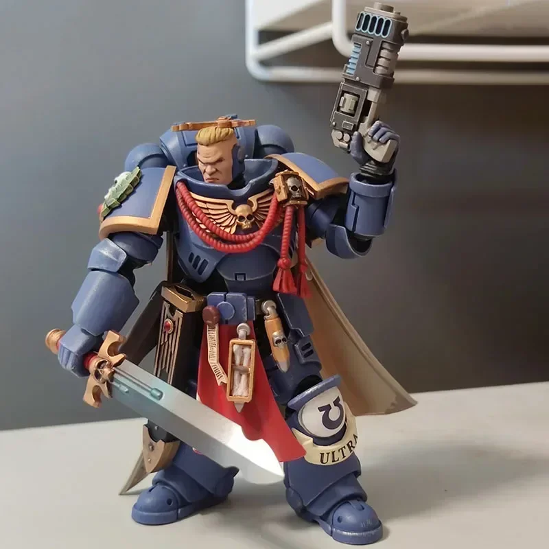 JOYTOY Warhammer 40K 1/18 Ultramarines Primaris Captain с силовым мечом модель плазменного пистолета