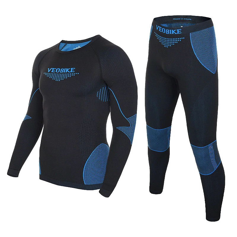 

Бесшовная велосипедная внутренняя рубашка, мужское зимнее термобелье, спортивная одежда для йоги и бега, комплект велосипедных трикотажных брюк, велосипедный базовый слой