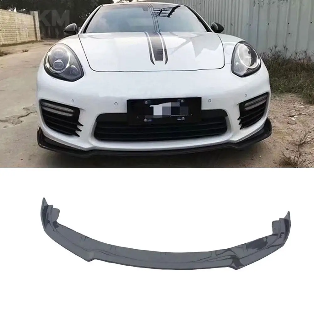Углеродного волокна передний бампер спойлер для Porsche Panamera GTS Turbo S хэтчбек 4 двери