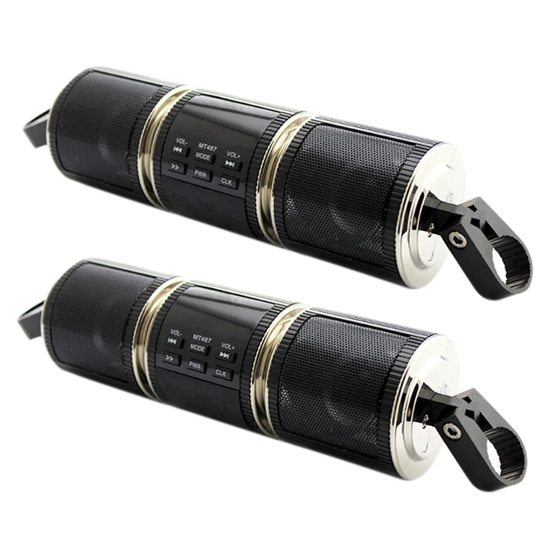 

2 шт., Bluetooth-усилитель звука на руль мотоцикла, 12 В