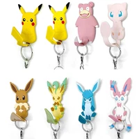 pokemon tail pikachu glacia eevee slowpoke kitchen punch free hook anime figures action figure model toy collection toys gifts