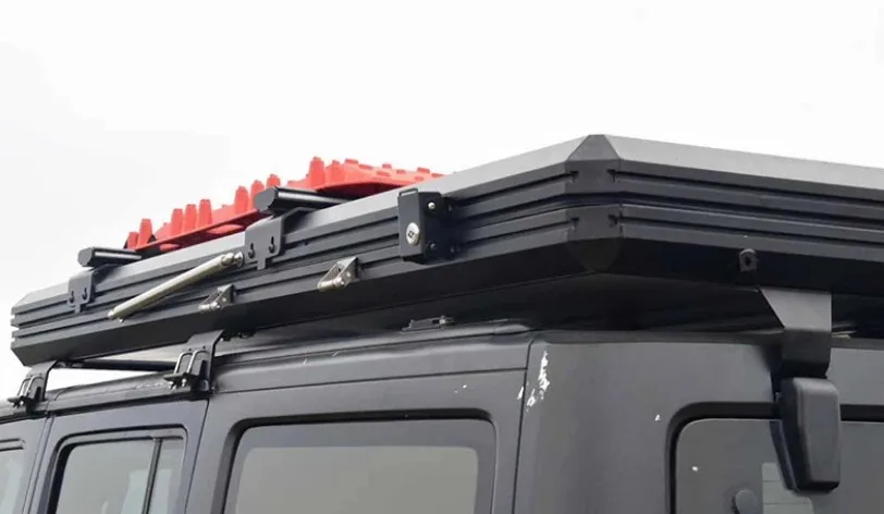Палатка для кемпинга на крыше автомобиля для 2-4 человек с жестким корпусом и алюминиевыми опорами для поездок на природу (art.: 3920dc6dfb55a) - 3920dc6dfb55a