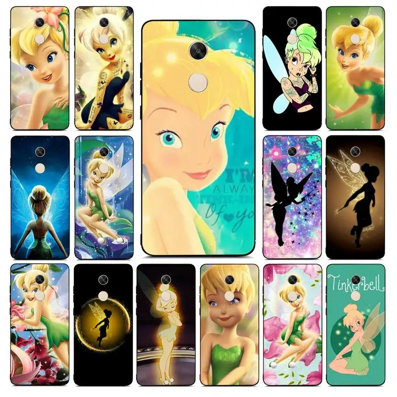 

Disney tinker bell Phone Case for Redmi Note 8 7 9 4 6 pro max T X 5A 3 10 lite pro