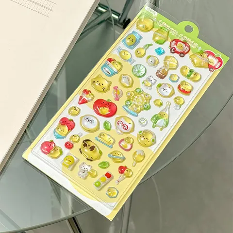 3D рельефные наклейки Apple Tales