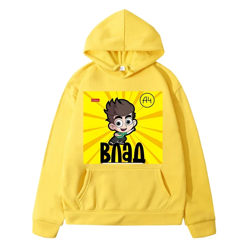 Флисовый Пуловер С Капюшоном Для Детей A4 Vlad Мультяшным Принтом Осенняя Куртка