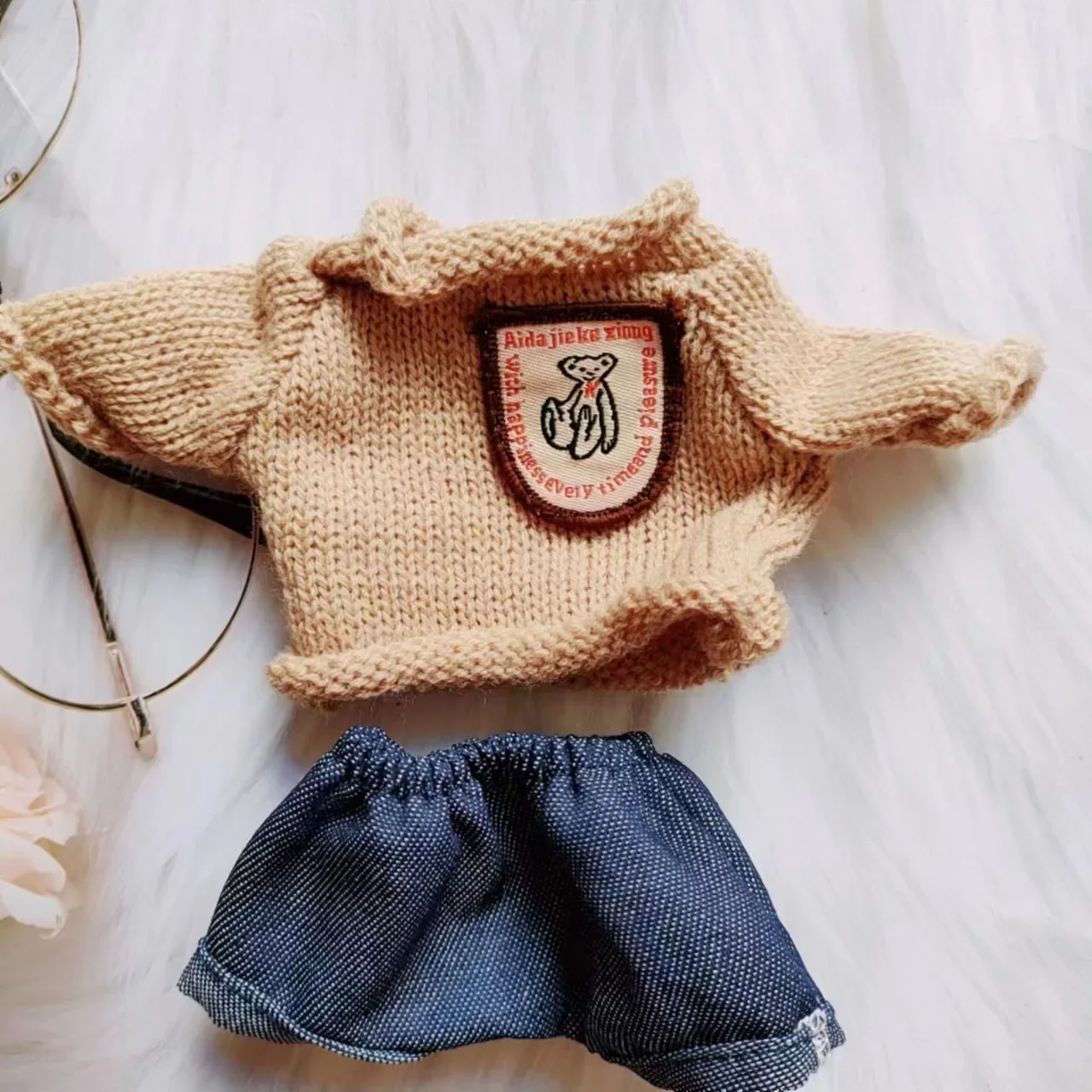 Ковбойские шорты для кукол 20 см