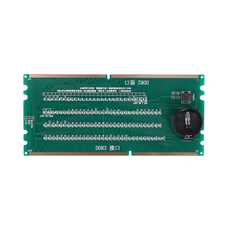 

DDR2 And DDR3 2 In 1 Illuminated Tester With Light For Desktop Motherboard Integrated Circuits