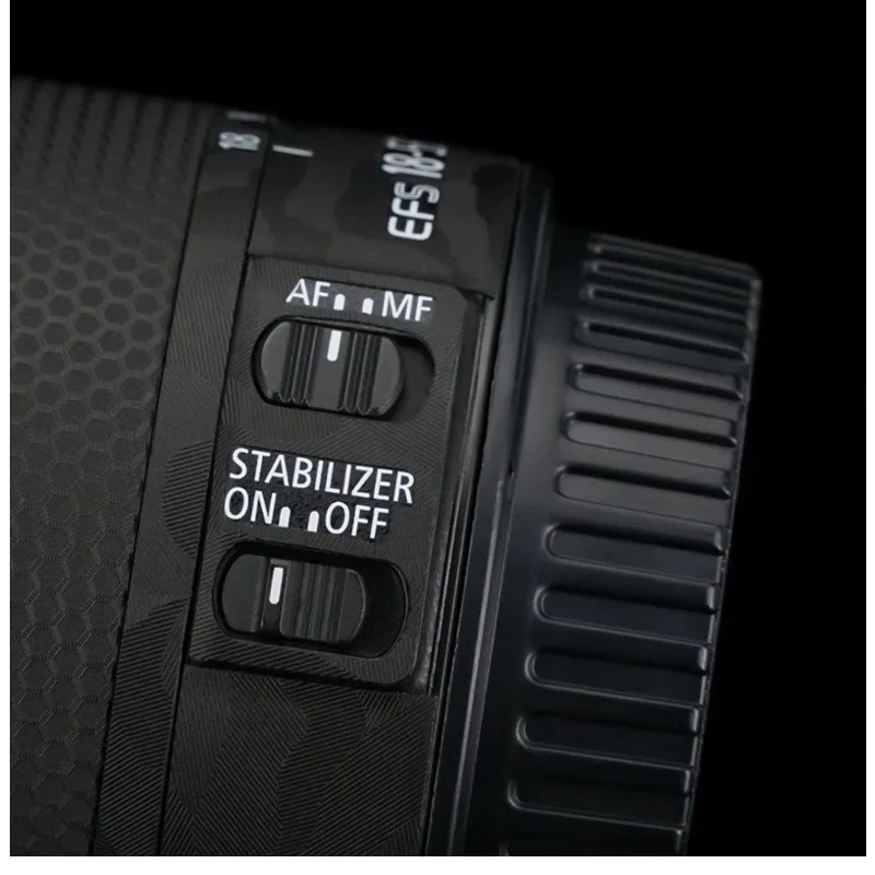 Фото Для Canon EF-S18-55 мм F4-5,6 IS STM наклейка на корпус объектива защитная наклейка на кожу виниловая пленка защитное покрытие от царапин №5