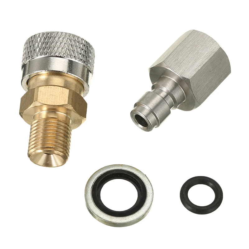 4pcs 1/8 BSP PCP Pneumatic Fitting Air Tool Rifle Filling Charging Hose Quick Release Coupler Adapter For Compressor - купить по