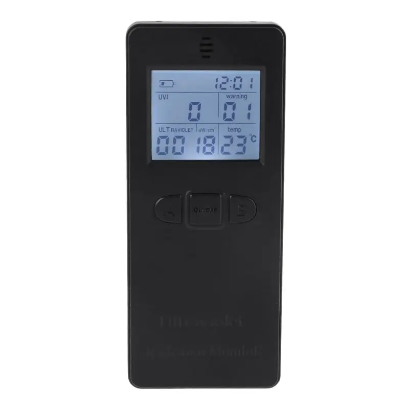 

Radiation Detector UV UVI Meter Radiometer Tester with Thermometer Drop Shipping