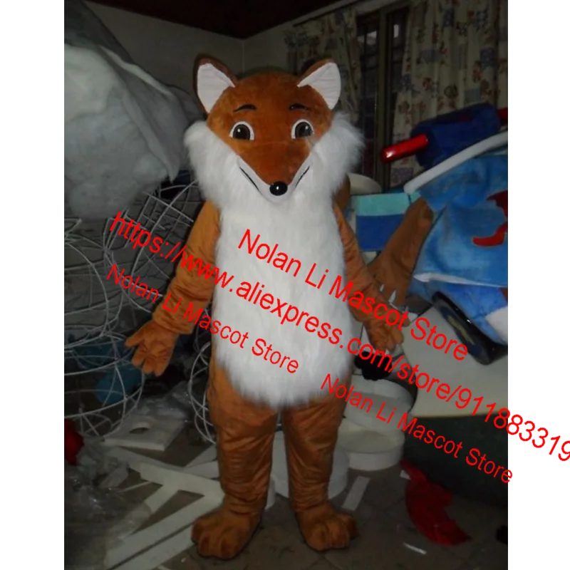 Женский шлем из ЭВА коричневый Лисий волк костюм-талисман мультяшный костюм для