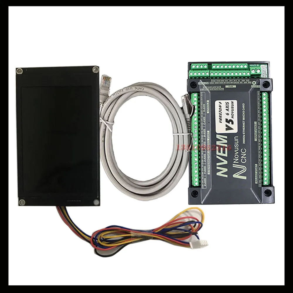 

2023 Nvemv2.1 ЧПУ Устройство для контроля движения, новое обновление V5 3/4/5/6, осевая карта управления, интерфейс Ethernet с дисплеем