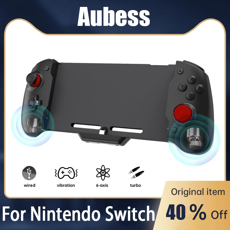 

Контроллер для Nintendo Switch, ручной двойной мотор, вибрация, встроенный 6-осевой гироскоп, джойстик для Nintendo Switch, игровой аксессуар