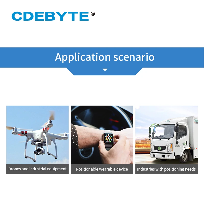 EBYTE 5pcs/lot Positioning Tracking Module E108-GN02D GPS GLONASS Wireless Development Board BDS UART  SPI GPIO