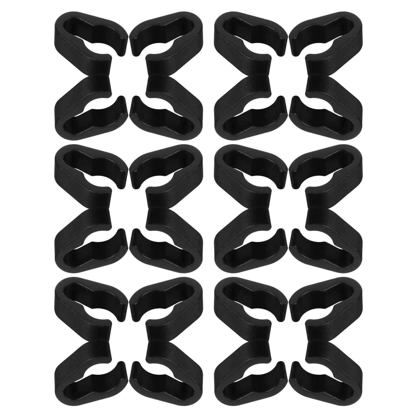 Фото 20 шт. гибких пластиковых зажимов-держателей для микрофонного кабеля, органайзер для микрофонной стойки, для студии звукозаписи №5
