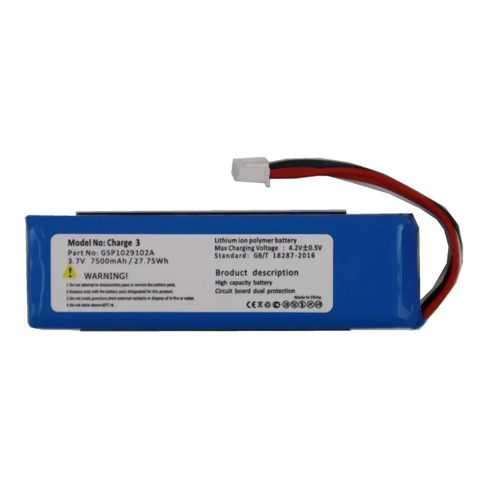 Оригинальный аккумулятор для динамика плеера на 2024 годы 7500 мАч JBL Charge3 Charge 3 GSP 102910