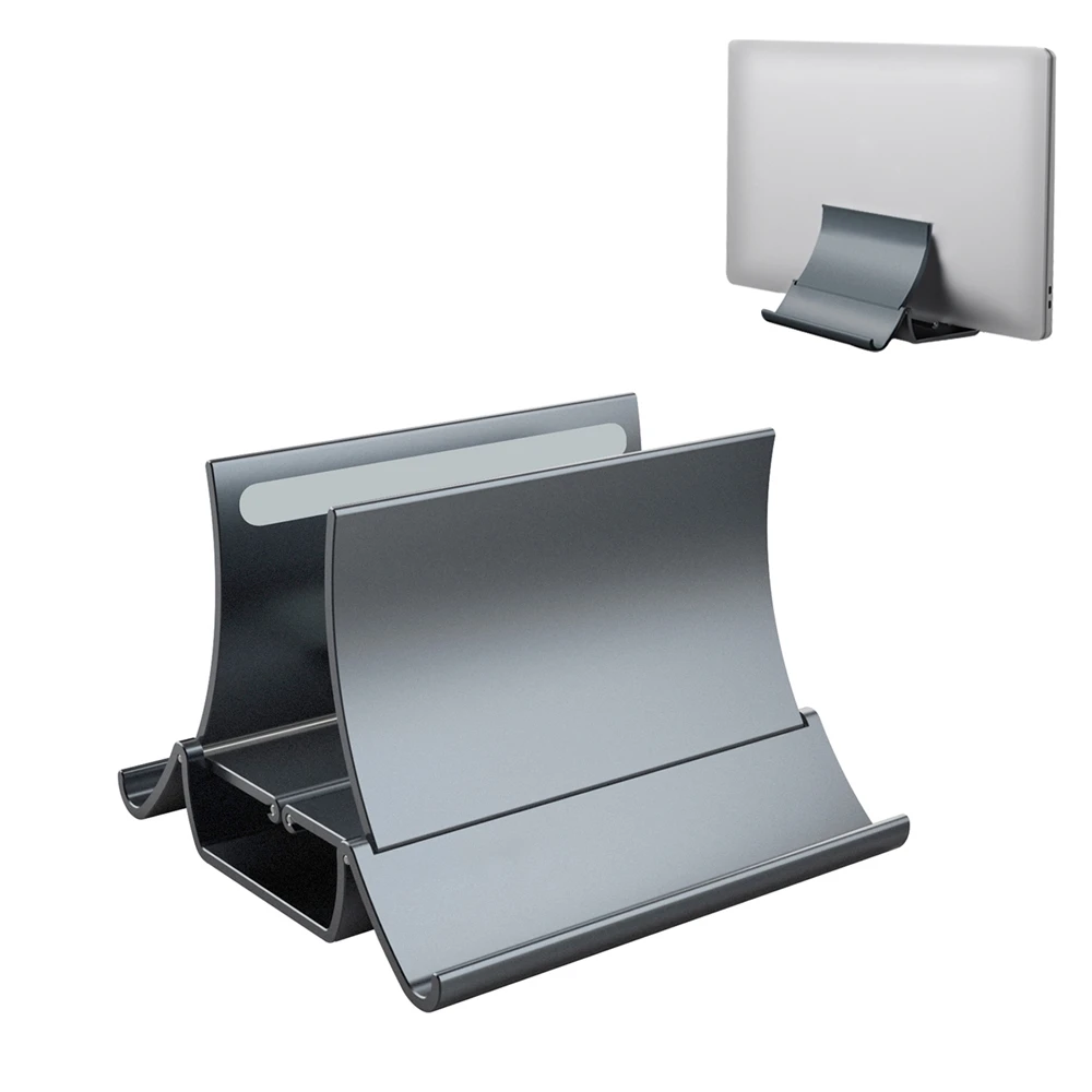 

Storage Bracket Vertical Laptop Stand Automatically Shrink Space-Saving Tablet Stand for MacBook Surface for iPad Mobile Phone