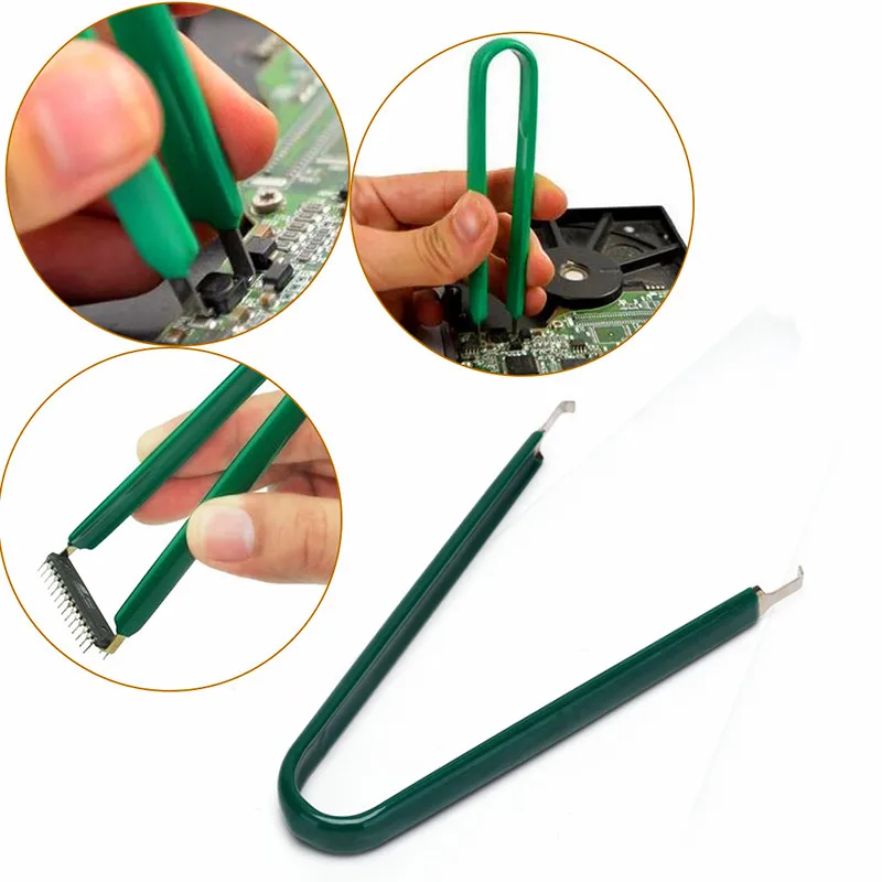 

U Type IC Chip Extractor for ROM Extraction Removal Puller DIP Encapsulation Extraction Pull Up Machine Clip Repair Tool